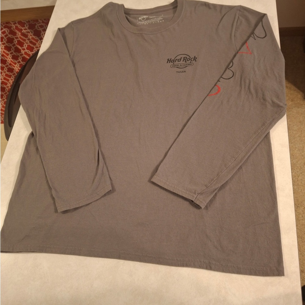 Hard Rock Cafe Charcoal Long Sleeve Tee